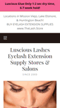 Mobile Screenshot of lusciouslashes.com